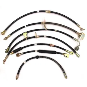 DOT Certified OEM Automotive Brake System Custom Length Front & Rear Brake Clutch Hydraulic Flex Line Hose CAR Replacement thumbnail-1