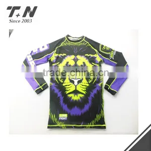 Wholesale Custom Sublimation Printed Long Sleeve Gym Compression Tights thumbnail-1