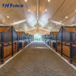 Portable Horse Stable Powder Coated High Quality Horse Stable Equipment Prefabricated Horse Stables thumbnail-1