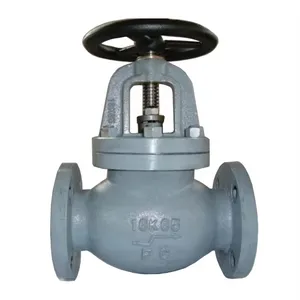 JIS 5K 10K 16K Cast Iron Flange Stop Globe Valve Marine Industrial Globe Valve Manufacturer thumbnail-1