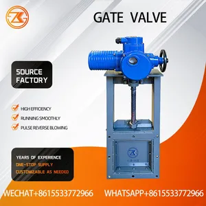 Electric, Pneumatic, Manual Plug Valve, Gate Valve, Discharge Valve, Sluice Valve, Stainless Steel Pipeline Valve, Square Port Sewage Valve thumbnail-5