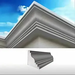 Lightweight EPS Foam Decorative Line Exterior Mouldings Cement Based Surface Polystyrene Foam Core Window Line thumbnail-1