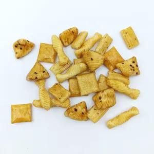 Assorted Japanese Style Rice Crackers With 4 Distinct Shapes Oven Baked Savory Snacks for Wholesale thumbnail-3