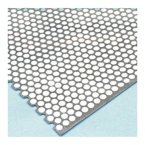 1mm x 2mm Hole Decorative Stainless Steel Wire Honeycomb Metal Mesh Galvanized Perforated Aluminum Perforated 1mm x 2mm Hole thumbnail-4