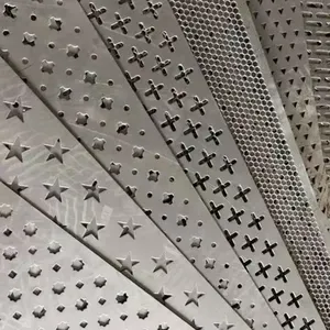 Custom Round Hole Perforated Metal Sheet Aluminum Stainless Steel Copper for Cellular Concrete Wall thumbnail-5