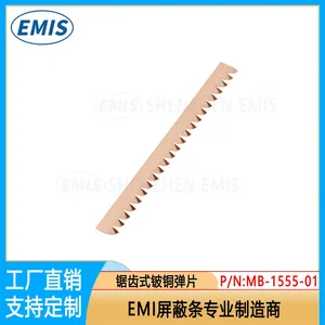Ultra-Thin Material With Small Compression Force ESD Grounding Becu Gasket SMD Spring thumbnail-4