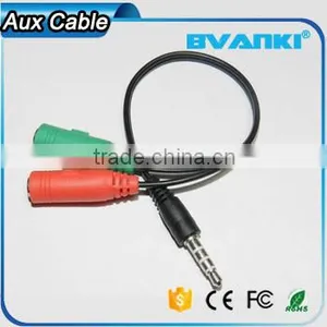 New Products 2016 3.5mm Jack 1male to 2 Female Car Aux Audio Usb Cable Audio Cable Bulk Buy From China Free Samples Supplier's Choice thumbnail-5