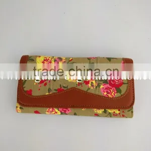 Fashion Canvas Wallet With Dots/flower/stars Printing thumbnail-5