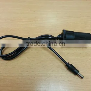 New Custom Female Cigarette Plug to DC 5.5x2.1 With 2C 22AWG DC & Cigarette Wire Harness thumbnail-6