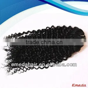 2014 New Product Wholesale Cheap 6A Blonde Kinky Curly Hair Weave thumbnail-1