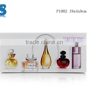 French Upper Classes Charming Lady Design UV Printed Art Paper Covered Perfume Gift Packaging Box With Die Cut EVA Insert P1902 thumbnail-3