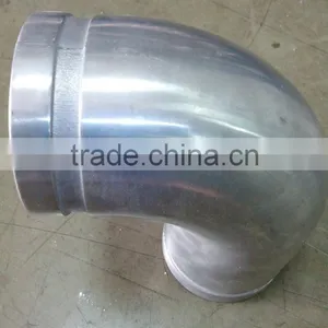 3 Inch 90 Degree Grooved Aluminum Painted or Polished Pipe Elbow for Water Truck Pipe Fittings thumbnail-2