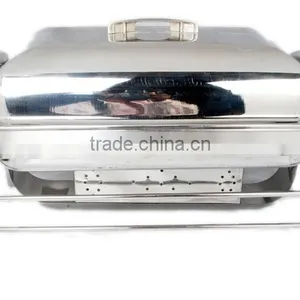 Steel Cheffing Dish, Wedding & Party Utensils, Food Serving Dish, Hot Keeping Dish, Catering Item, Hotel & Restaurant Utensils thumbnail-1