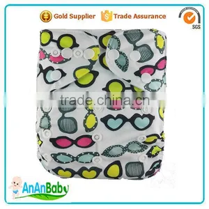 AnAnBaby Unisex Underwear Fitted Cloth Diaper Modern Kids Nappies thumbnail-3