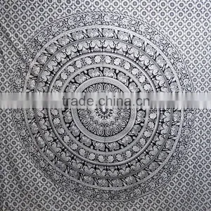 Mandala Printed Tapestry Custom Bed Sheets thumbnail-3
