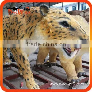 4 Meters Life Size Animatronic Emulation Realistic Robotic Animal Smilodon thumbnail-1