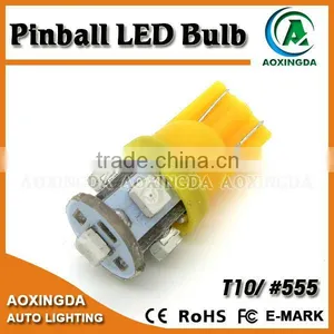 6.3V Pinball Led High Quality 3528 5led Bulb Yellow Non Ghosting thumbnail-1