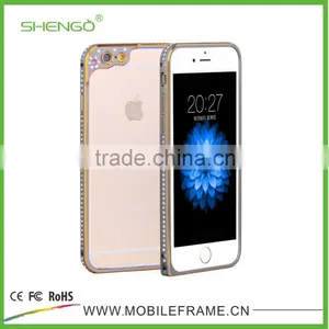 Crystal Diamond Metal Frame for IPhone 6 thumbnail-4