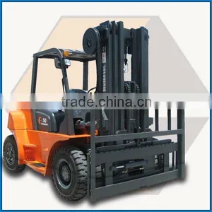 High Quality Cheap Price 5 Ton Counter Weight Gasoline Engine Forklift Trucks for Sale thumbnail-6