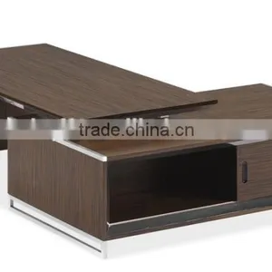 CT-29 CT-29 Stainless Steel Wood Modern Coffee Table thumbnail-2