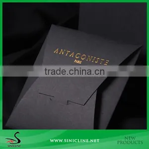 Sinicline Black Paper Card T-shirt Package Bag Customized in China Quality Choice thumbnail-1