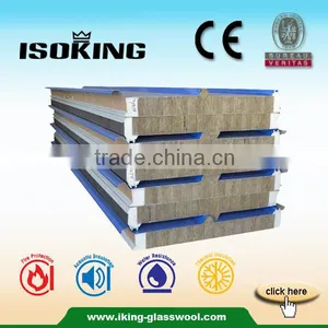 Fireproof Wall Rockwool m2 Price Sandwich Panel Quality Choice thumbnail-1