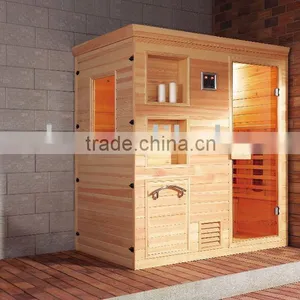 2 Person White Pine Infrared Sauna Room thumbnail-1