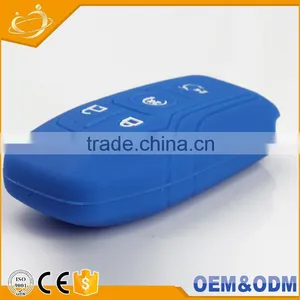 New Hot Fashion 4 Bottons Rubber Protect Silicone Car Key Case for Ford thumbnail-2
