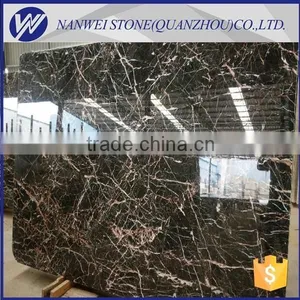 Gold Coral Marble Business Building Black Floor Tiles,stair Slate thumbnail-3