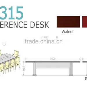 Modern Luxury Conference Table High Top Customized Meeting Table thumbnail-3