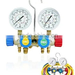 R410a Manifold Gauge Set Forging Aluminum Valve Body S-410A thumbnail-1