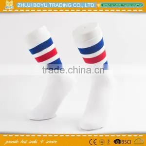 BY-161411 College Retro Style Ladies Athletic Socks; Young Girl Socks Crew Socks Striped Socks thumbnail-1