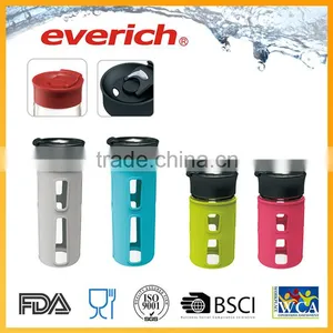 Silicone Sleeve High-grade Borosilicate Glass Bottle thumbnail-4