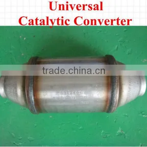 High Quality Oval Auto Engine Exhaust Manifold Metal Universal Catalytic Converter thumbnail-1