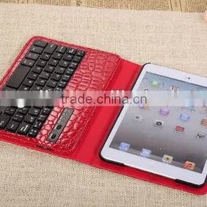 2013 Crocodile Pattern Rubber Bluetooth Keyboard for Ipad2 thumbnail-1
