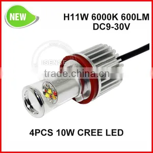 H11 Super White 6000K Xenon Halogen 12V Headlight 4*LED Fog Led Lamp thumbnail-4