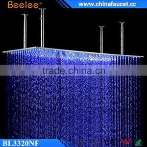 Online Shopping Bathroom Luxurious 20 Inch Rainfall Led Shower Head thumbnail-1