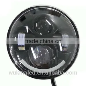 5.75Inch Motorcycle Led Headlights Projector Daymaker Replace Hid Kit For Harley thumbnail-4