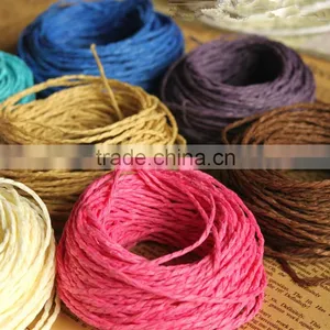 Excellent Quality Decorative Paper Raffia Ribbon Bows thumbnail-3