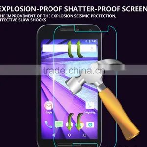 Wholesale Price Tempered Glass Flim Premium Glass Screen Protector For Moto G3 thumbnail-3