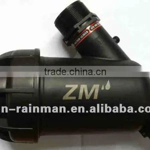 Plastic Disc Filter, 2"BSP Male Thread, 130 Micron, Red Disc, High Quality thumbnail-1