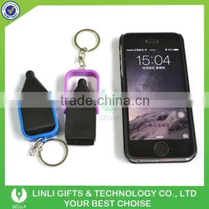 Screen Cleaner Plastic Touch Screen Touch Pen With Key Chain thumbnail-1