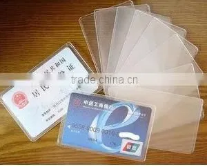 High Quality Clear Heat Sealing Plastic Pouch for ID Cards or Photo thumbnail-4