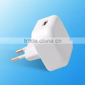 OEM EU Plug 5V 2.4A Travel Charger Portable Super Fast Cell Phone Charger For Mobile Phone Charger thumbnail-3