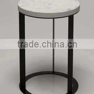 Modern Marble Top Coffee Table (T-82) thumbnail-1