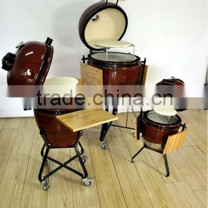 Glossy Glazed Ceramic Kamado Grill thumbnail-1