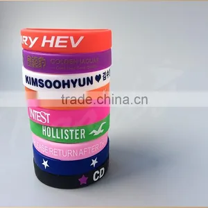 Cheap Silicon Rubber Band Bracelet thumbnail-4