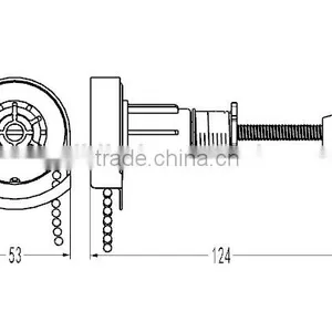 32mm Bead Curtain Spring Roller System thumbnail-2