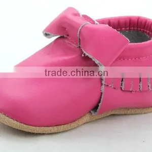 Wholesale Cheap Leather Moccasins Baby Shoes thumbnail-2