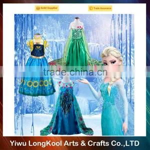 2016 Carnival Party Frozen Elsa Dress Girls Frozen Dress for Sale thumbnail-2